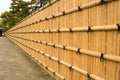 Traditional Brown bamboo wall