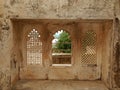 Traditional style indian palace window Royalty Free Stock Photo