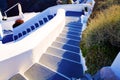 Traditional Style Stairway. Santorini, Greece