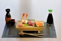 Traditional sushi meal Royalty Free Stock Photo