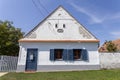 Traditional Swabian houses in Magyarpolany, Hungary Royalty Free Stock Photo