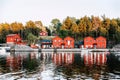 Traditional Swedish architecture in Stockholm, Sweden