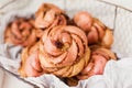 Traditional Swedish cardamom sweet buns Royalty Free Stock Photo