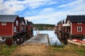 A traditional Swedish Fishing Village on the Baltic Coast