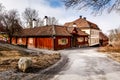 Traditional Swedish Houses in Skansen National Park