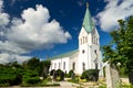 Traditional Swedish white church