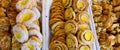 Traditional sweet pastry from Scandinavia, Norway, Norwegian Vanilla Buns, SkolebrÃÂ¸d spiral, Skillingsbol