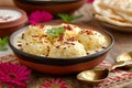 Traditional sweetness Ras Malai, a cherished treat with a velvety texture