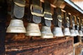 Traditional Swiss cowbells