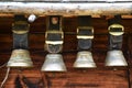 Traditional Swiss cowbells