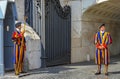 Traditional Swiss guards