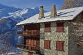 Traditional Swiss Mountain House Royalty Free Stock Photo