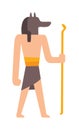 Traditional symbols Egypt people vector.