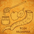 Traditional symbols of Rosh Hashanah