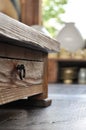 Traditional Table Drawer in a Ceramics Studio in Andong, South Korea