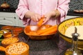 Traditional tajine in modern kitchen