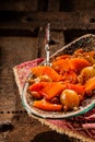 Traditional Tajine Vegetable Dish with Fork