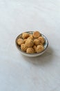 Traditional Talkan Cookies made Roasted Chickpeas