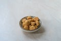 Traditional Talkan Cookies made Roasted Chickpeas