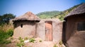 Traditional Tammari people village of Tamberma at Koutammakou, the Land of the Batammariba, Kara region, Togo