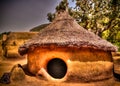 Traditional Tammari people village of Tamberma at Koutammakou, the Land of the Batammariba, Kara region, Togo