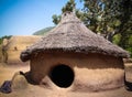 Traditional Tammari people village of Tamberma at Koutammakou, the Land of the Batammariba, Kara region, Togo