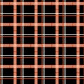 Traditional tartan. Seamless Scottish plaid checkered vector pattern. Retro textile collection. eps10 Royalty Free Stock Photo