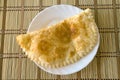 Traditional Tatar cheburek