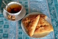 Traditional Tatar dish echpochmak