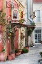 The traditional taverna Koukos in the waterfront of Pylos, Greece