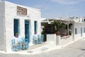 Traditional taverna in Schinoussa village, Greece