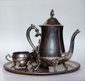 Traditional tea set Royalty Free Stock Photo