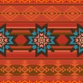 Traditional textile pattern in ethnic style