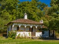 Traditional 19th century Serbian house at Lepenski Vir, Serbia