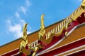 Traditional Thai architectural element Royalty Free Stock Photo