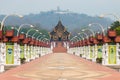 Traditional thai architecture in the Lanna style