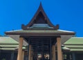 Traditional Thai Architecture in Phuket Town Royalty Free Stock Photo