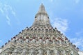 Traditional Thai Architecture of Wat Arun or Temple of Dawn