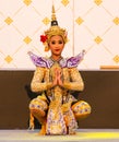 Traditional thai costume, Bangkok Royalty Free Stock Photo