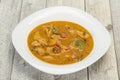 Traditional thai curry chicken soup Royalty Free Stock Photo