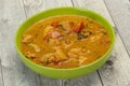 Traditional thai curry chicken soup Royalty Free Stock Photo