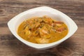 Traditional thai curry chicken soup Royalty Free Stock Photo