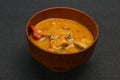 Traditional thai curry chicken soup Royalty Free Stock Photo