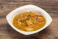 Traditional thai curry chicken soup Royalty Free Stock Photo