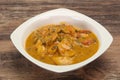 Traditional thai curry chicken soup Royalty Free Stock Photo