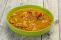 Traditional thai curry chicken soup Royalty Free Stock Photo