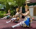 Traditional Thai dance presentation