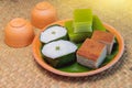 Traditional Thai desserts for guest in rural, Thailand