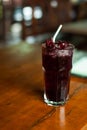Traditional thai drink,Iced roselle juice