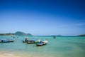 Traditional Thai fisherman boat on the beach